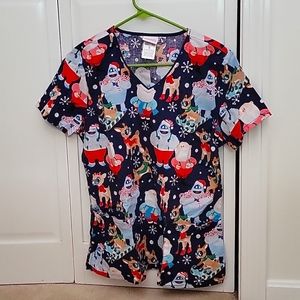 Rudolph scrub top